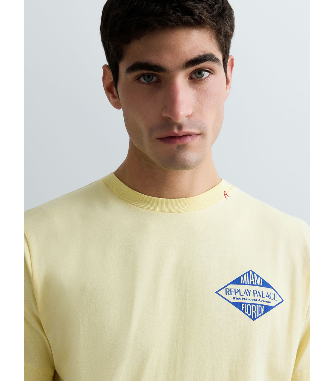 ベーシックジャージーMIAMIプリント Tシャツ 詳細画像 ペールイエロー 5